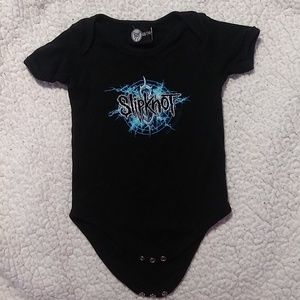 Slipknot Onesie by Metal Kids - Black/Electric Blue - Size 6-9 Months - Pre-owne